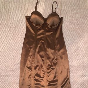 Chocolate brown dress